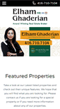Mobile Screenshot of elhamghaderian.com